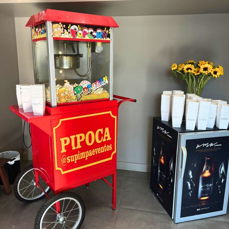 Carrinho de Pipoca para Festas e Eventos