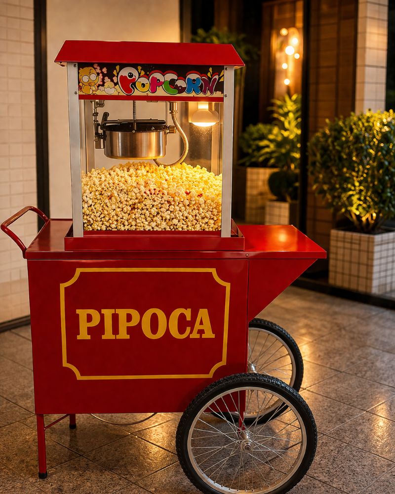 Carrinho de Pipoca para festas e eventos em SP