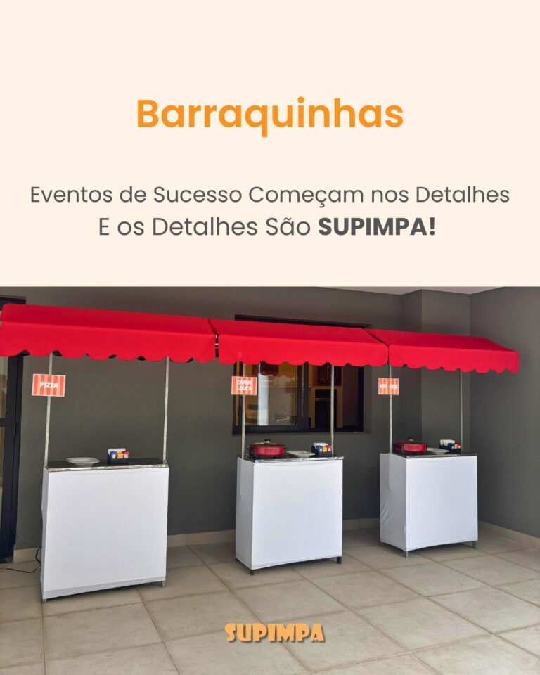 Barraquinhas para Festa Infantil